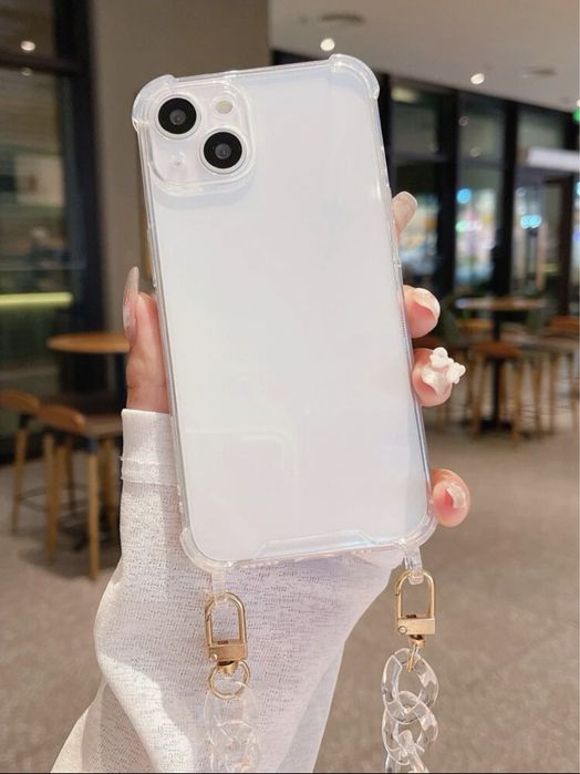 Husa telefon cu snur/lant iphone 13 pro max