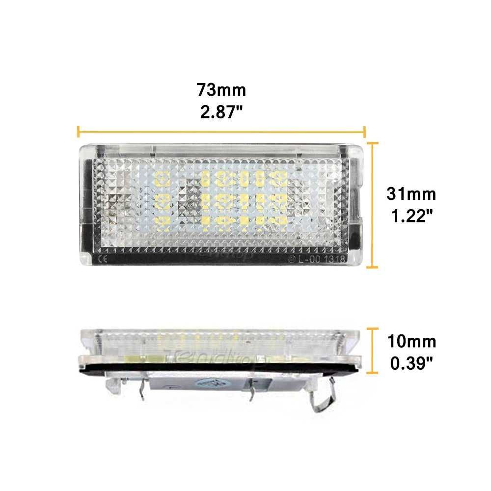 Супер качествени LED светлини плафони за заден номер BMW E46 98-03