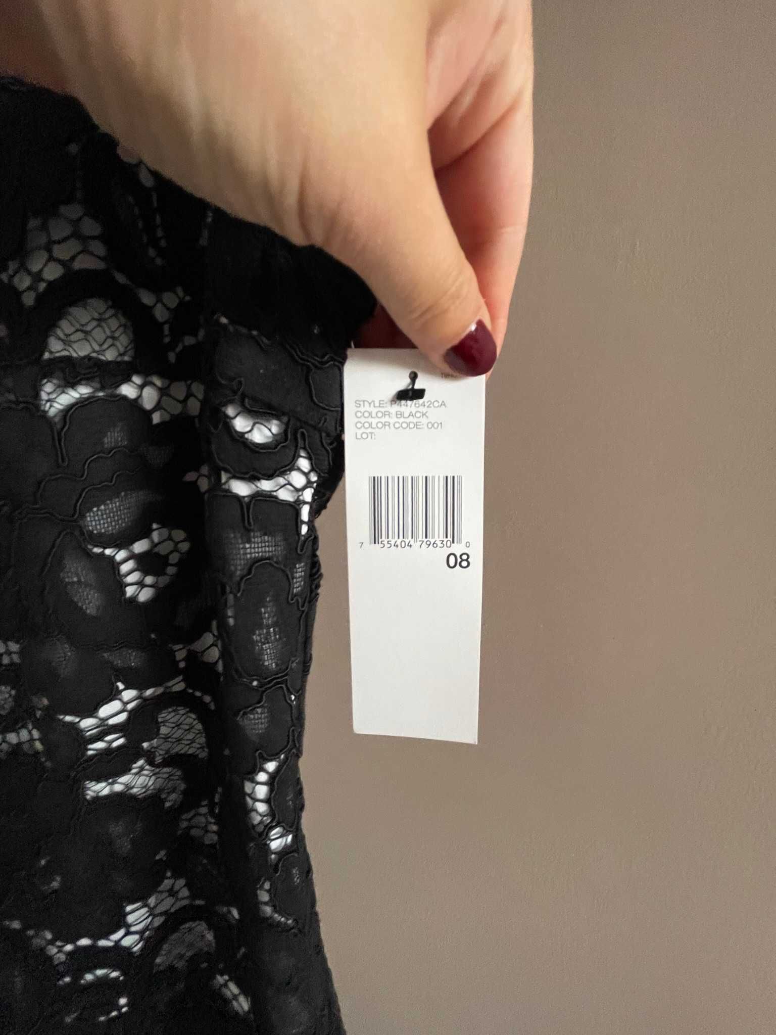 Donna Karan NY black label Runway Мини рокля с пера, М