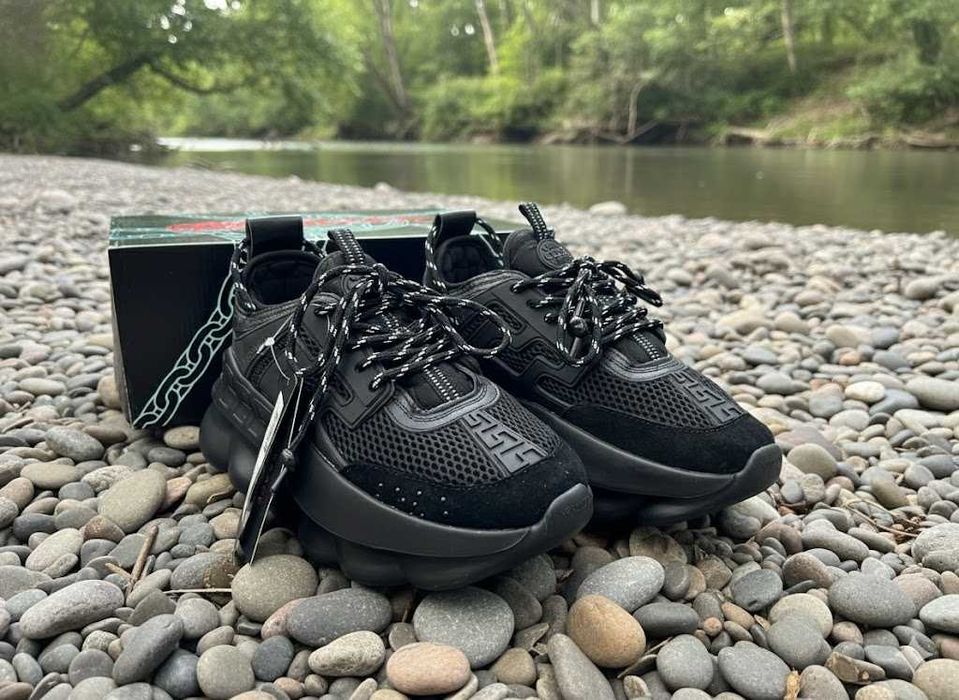 Versace Chain Reaction Black - PREMIUM - Full Box