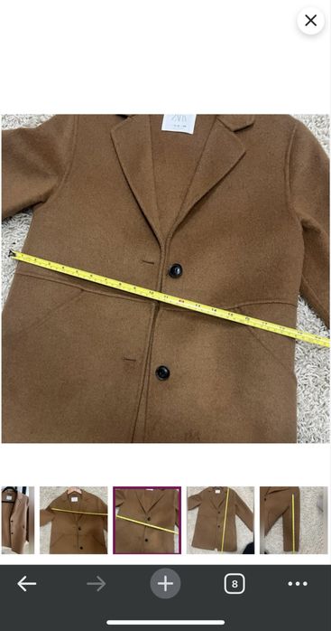 Детско Палто с вълна на Zara