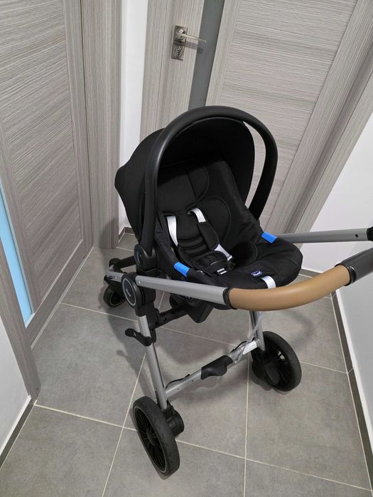 Carucior  3 in 1 Chicco Trio Best Friend Pro Light Magnet Gray