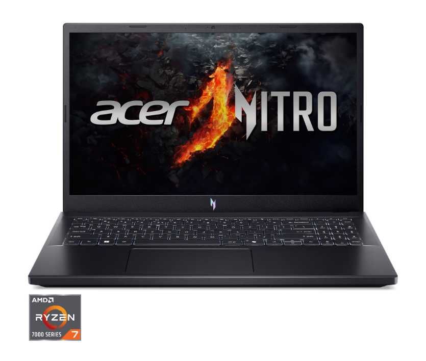 Нов Геймърски Лаптоп Acer Nitro V15 Ryzen 7/RTX 4060/16GB/512GB SSD