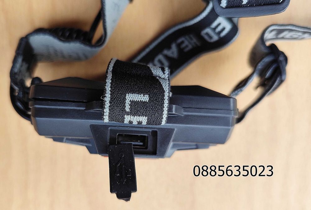 Мощен челник CREE XHP 90.3 / 3 батерии и USB - Type C /