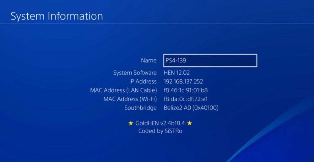 Прошивка PlayStation 4 версии 12.02