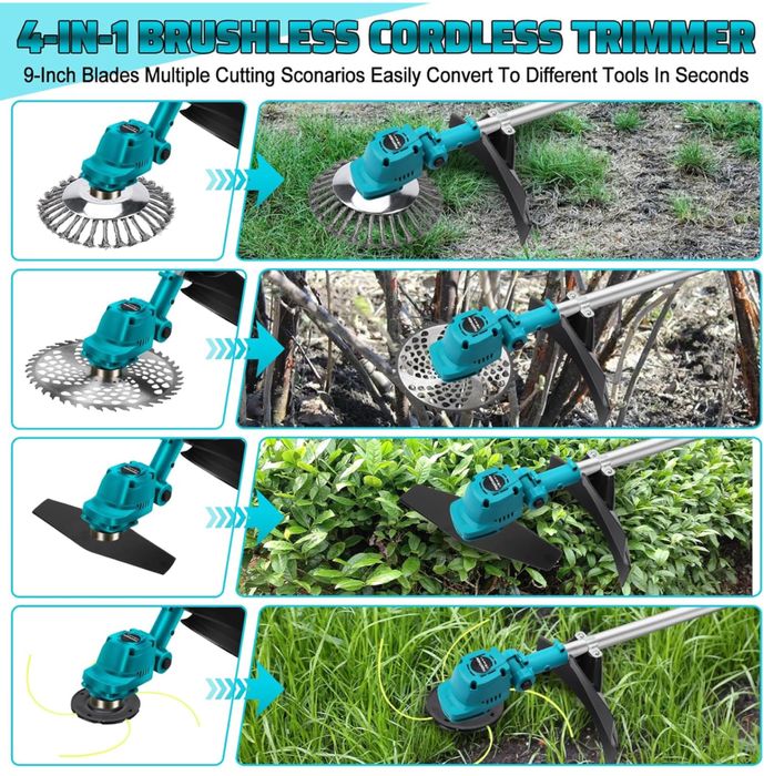 Trimmer electric pe acumulatori