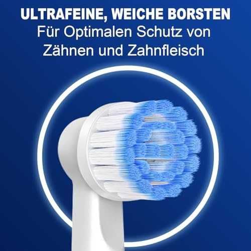 Нови 16 броя Нежни четки зъби Oral-B Sensitive накрайника грижа уста
