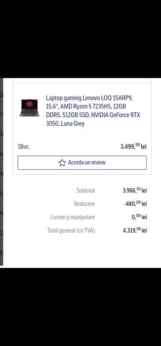 Laptop Gaming Legion  Lenovo LOQ