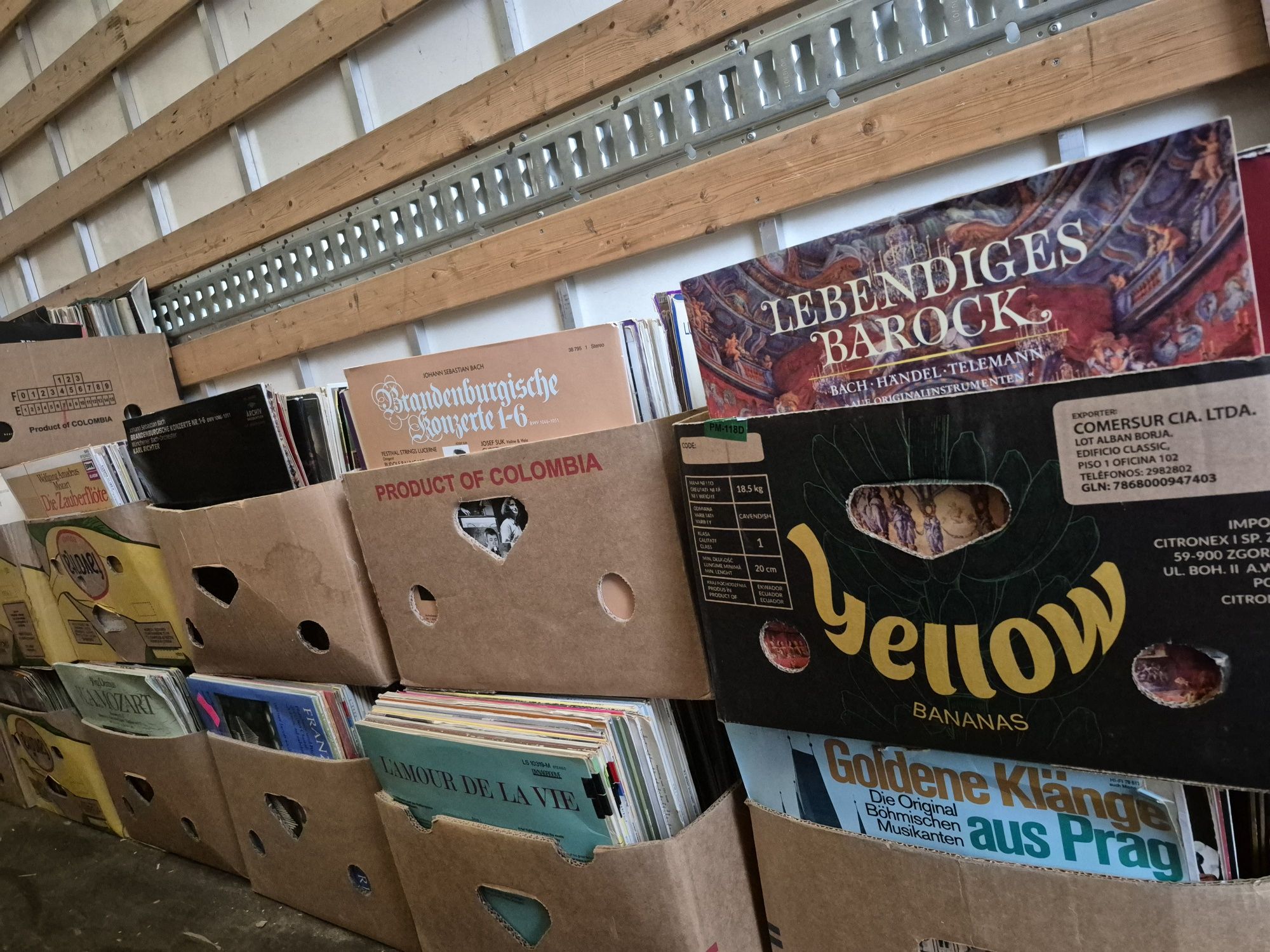 Vând lot 12500lp Discuri Vinil cu muzica clasica mixta pentru pick Up