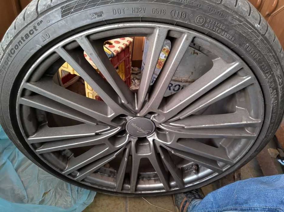 Jante + anvelope de vara Continental, dimensiune R19, 5x112