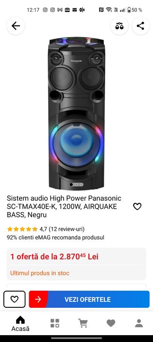 Boxă Panasonic st max 40