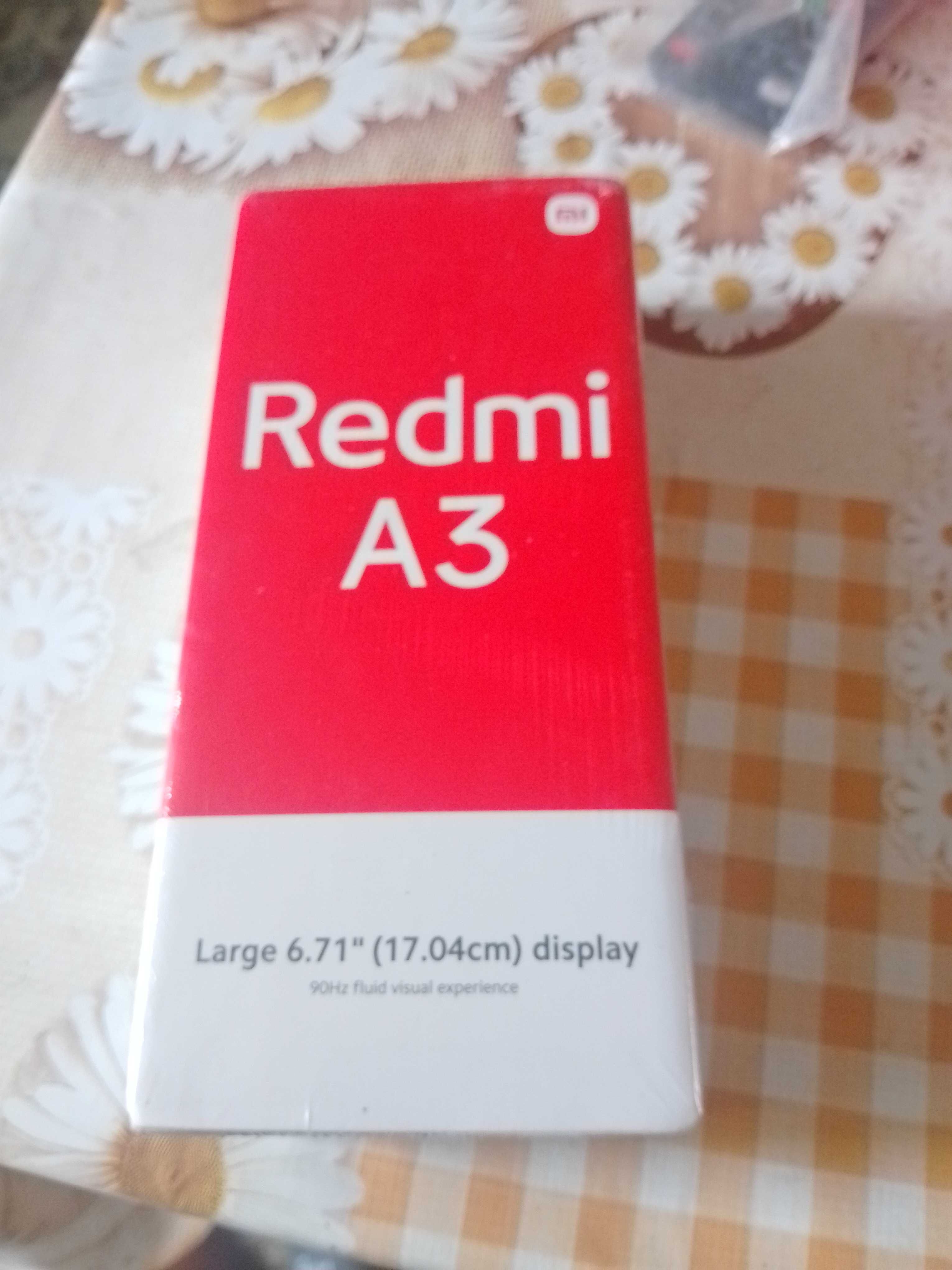 Смартфон GSM XIAOMI REDMI A3 BLACK 6.71 ", 64 GB, RAM 3 GB, 8+0.08 MP
