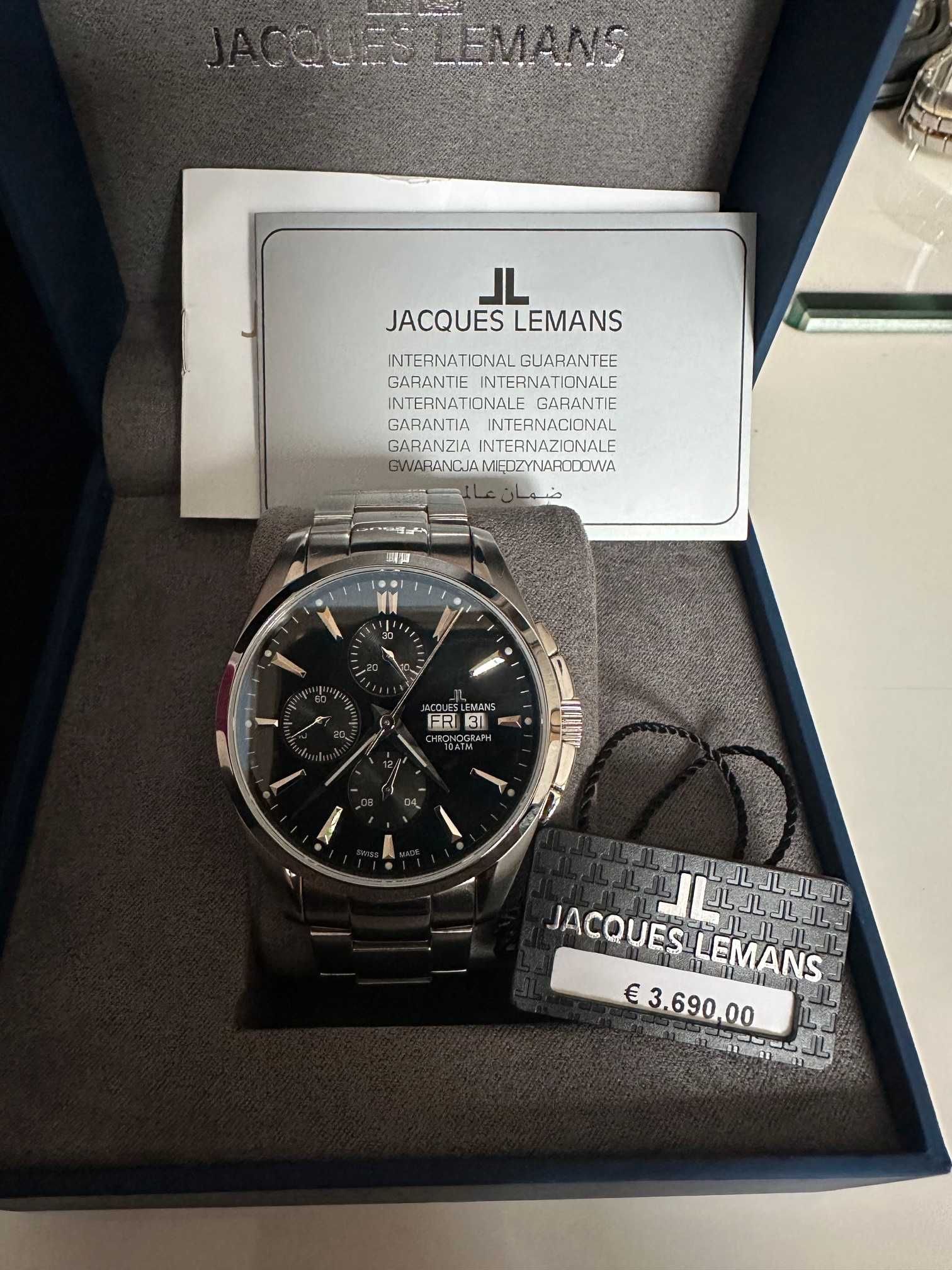 Ceas Jacques Lemans Automatic Valjoux 7750 Nou.