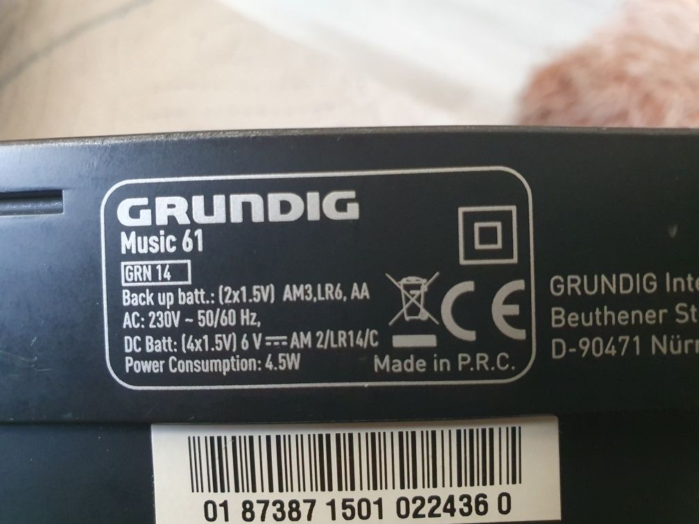 Преносимо радио Grundig