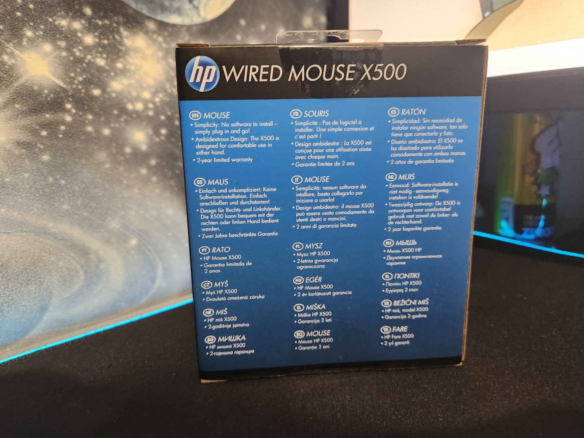Мышь hp wireless mouse x500