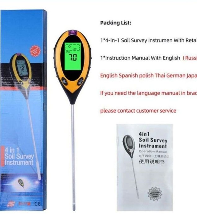 P.h  метр для грунта. Измиретель влажности