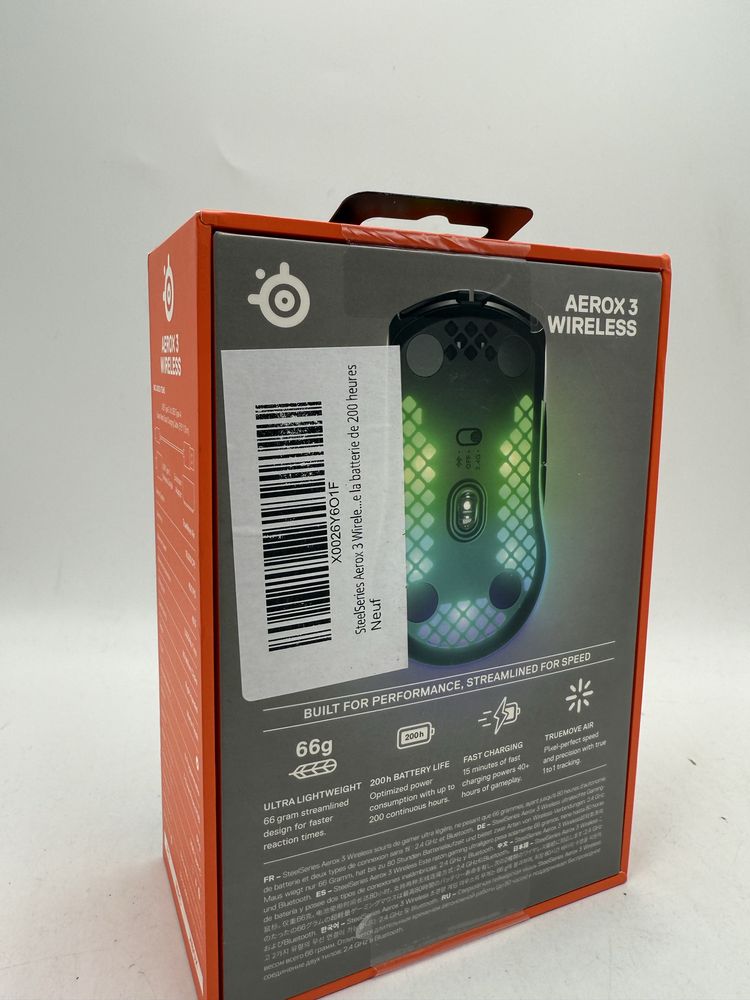 Mouse Gaming SteelSeries Aerox 3 Wireless