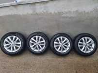 Jante originale VW 16" cu senzori presiune originali si anvelope de va