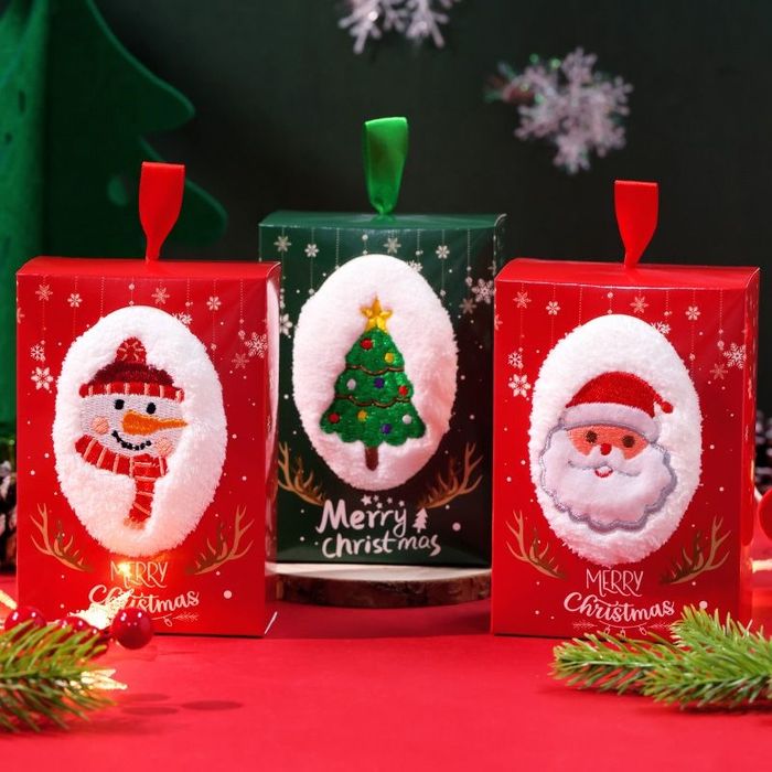 Новогодние подарочные полотенца