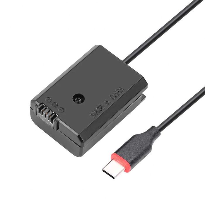 Alimentator USB-C NP-FW50 Sony ZV-E10 A6500 A6400 A7 A7II A7RII A7SII