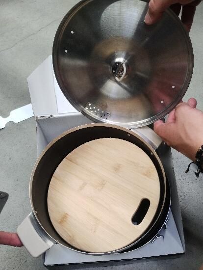 Set de gătit 900 camping din inox + - produs resigilat Decathlon