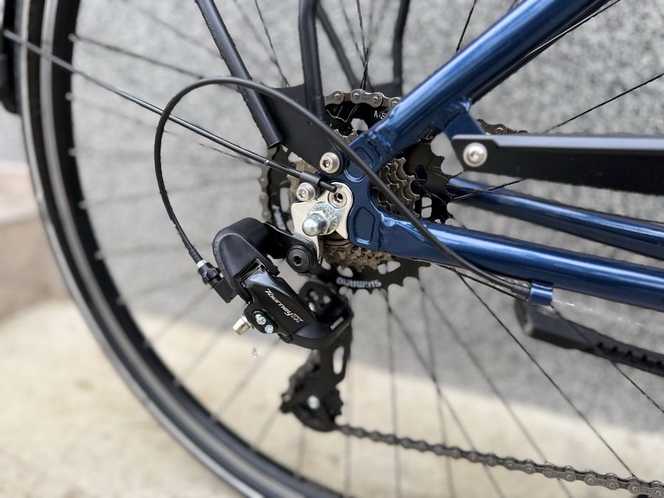 Алуминиев велосипед Raymon 28” | Shimano | амортисьор | КАТО НОВ