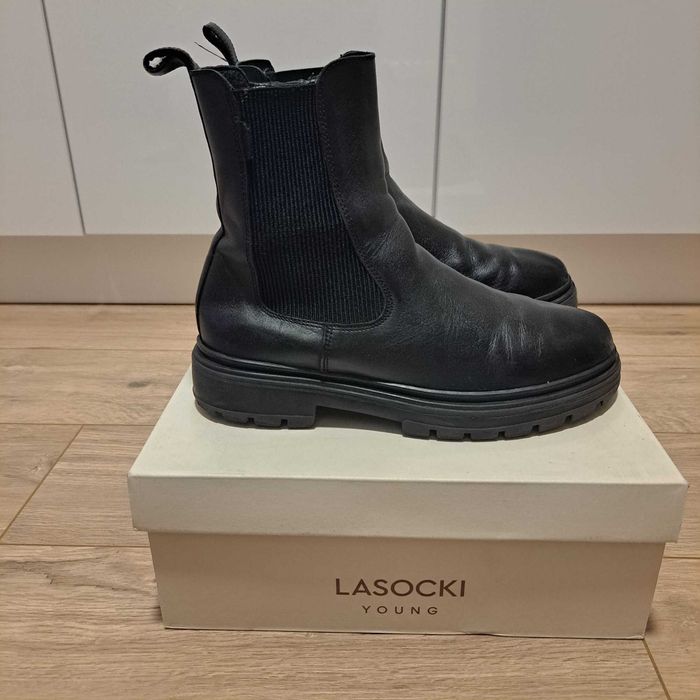 Детски боти от естествена кожа, размер 36