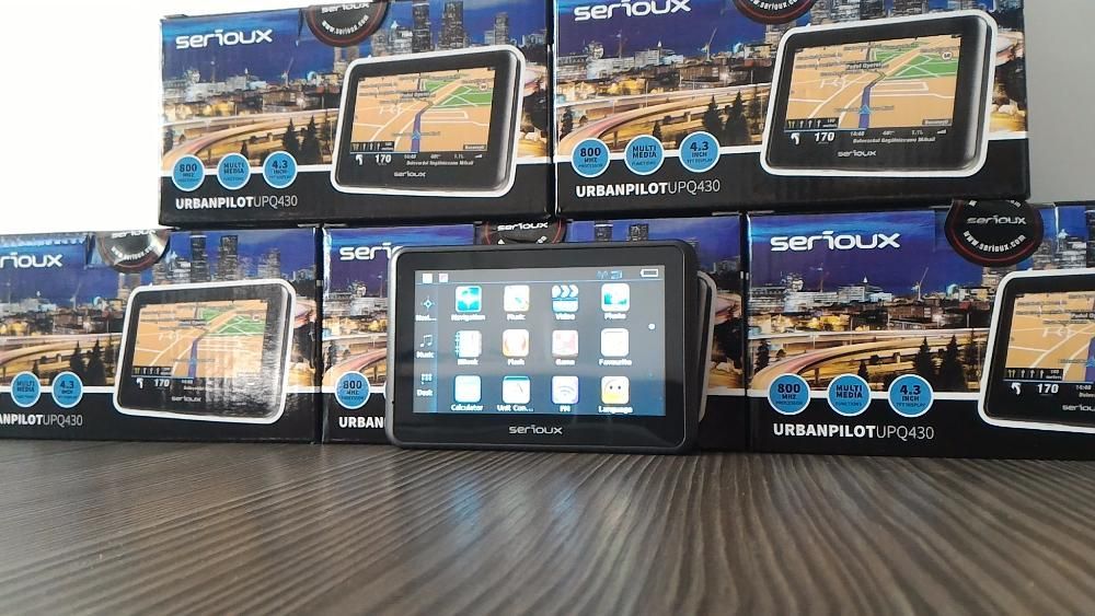 Gps Serioux upq430 NOU 4.3 inch Full Europa Autoturism Camion Tir Taxi