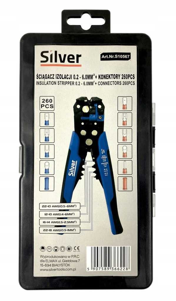 Set cleste pentru decablat sertizat cabluri 260accesorii (S10567)
