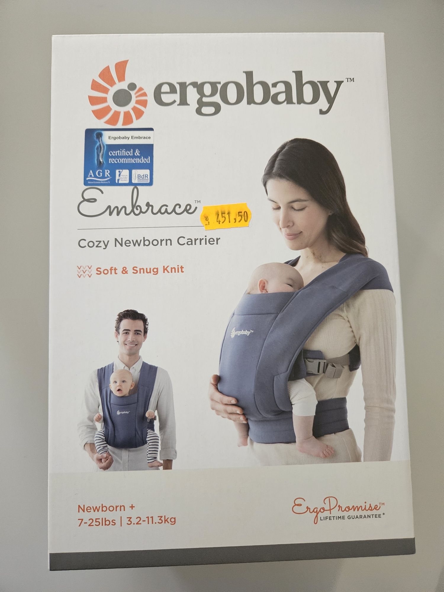 Ham bebelus Ergovbaby 3,2-11,3 kg