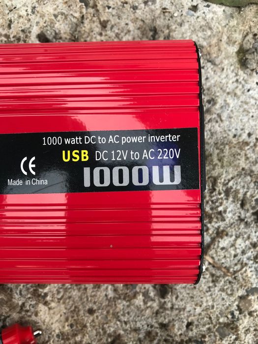 Invertor de curent 1000W (12V)