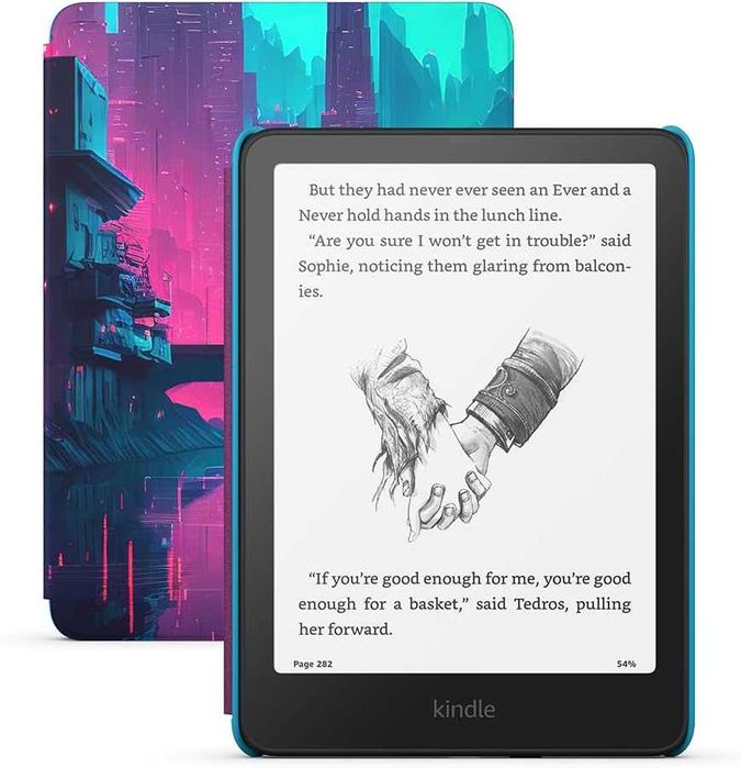 Kindle Paperwhite 2024 7" 16 GB + Оригинален кейс, чисто нов, гаранця