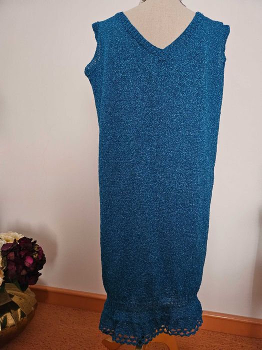 Rochie handmade din lurex