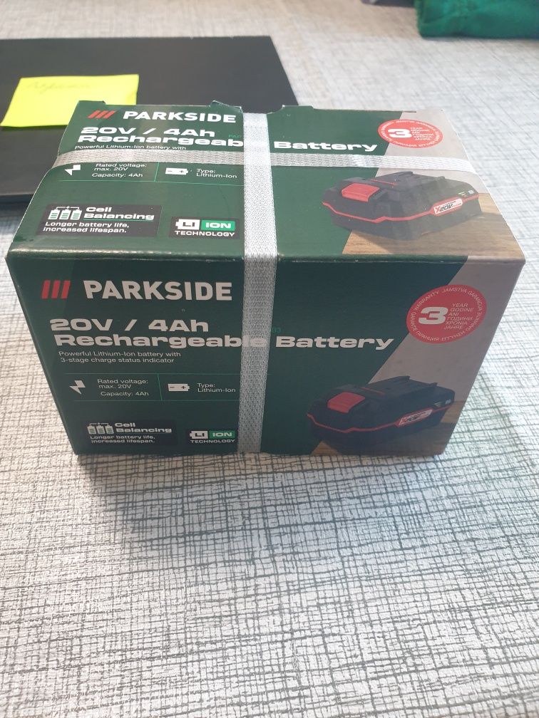 Продавам батерия Parkside 20V 4A PAP 20 B3