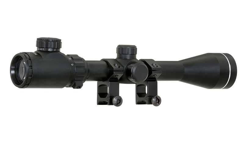 Luneta Tactica Sniper PCS 3-9X40E PCS Cu Reticul Luminat Zoom Reglabil
