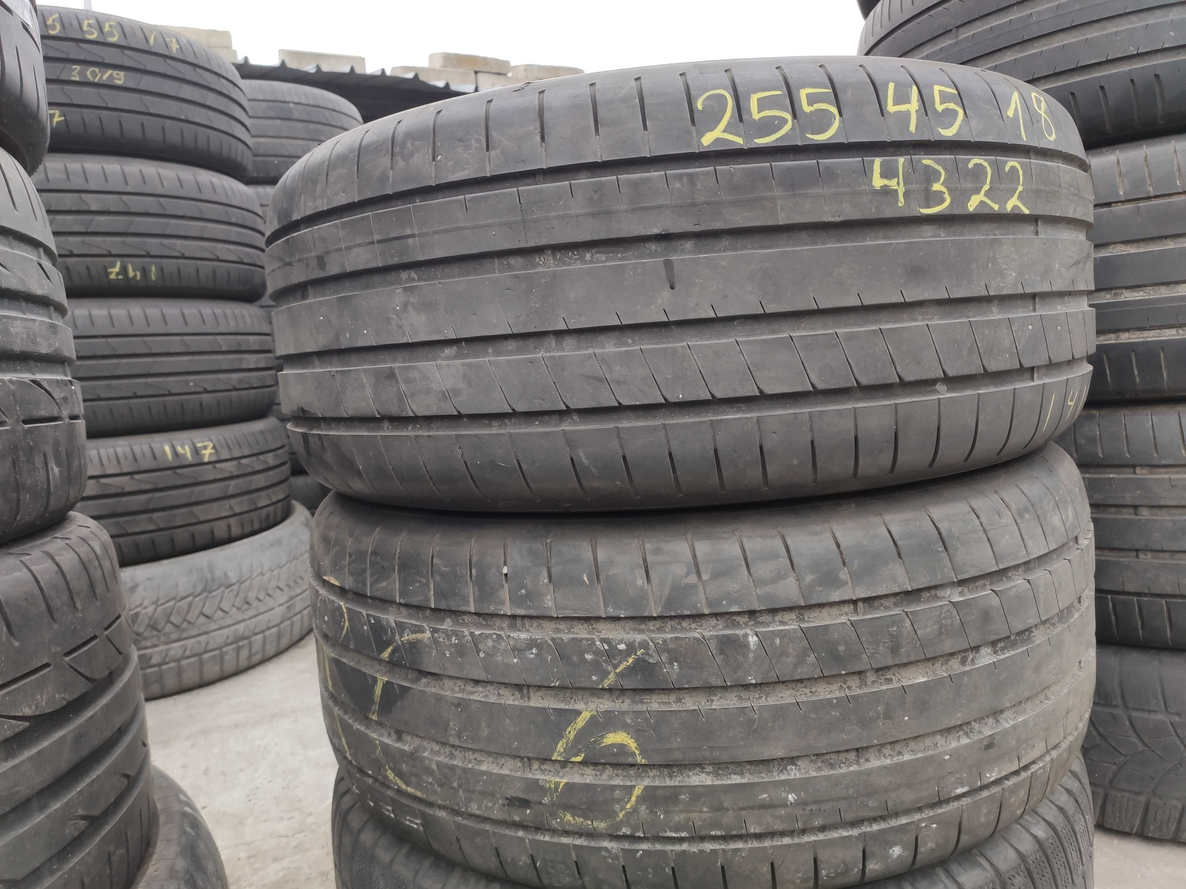 2бр Летни гуми 255 45 18 - Goodyear - DOT 2022