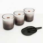 Helmi Pure White Semineu cu lumanari ZenFlame