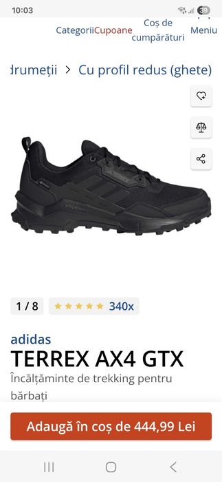 Adidas Terrex AX 4 Gtx goretex