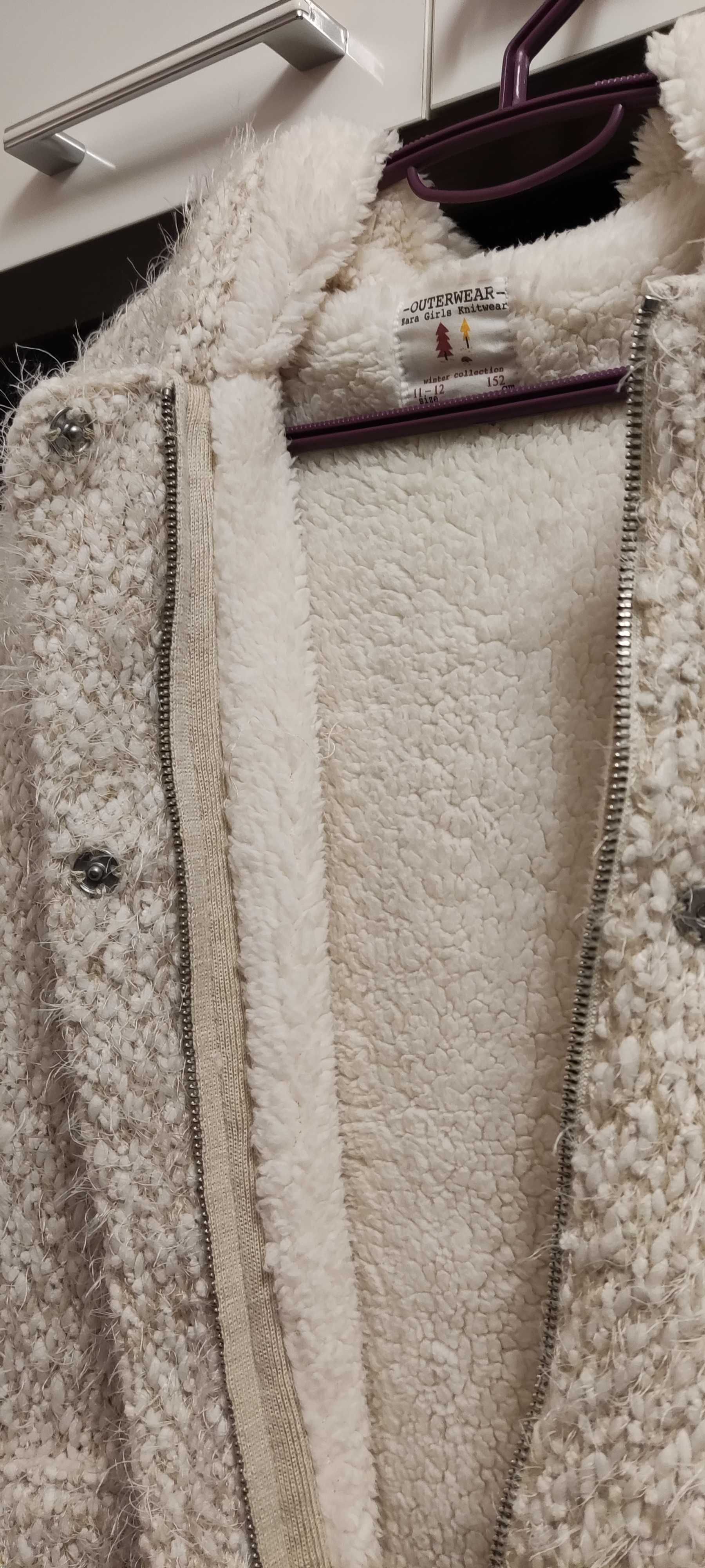 Жилетка тип яке, плетиво, Zara Girls, размер 11-12 г., 152 см.