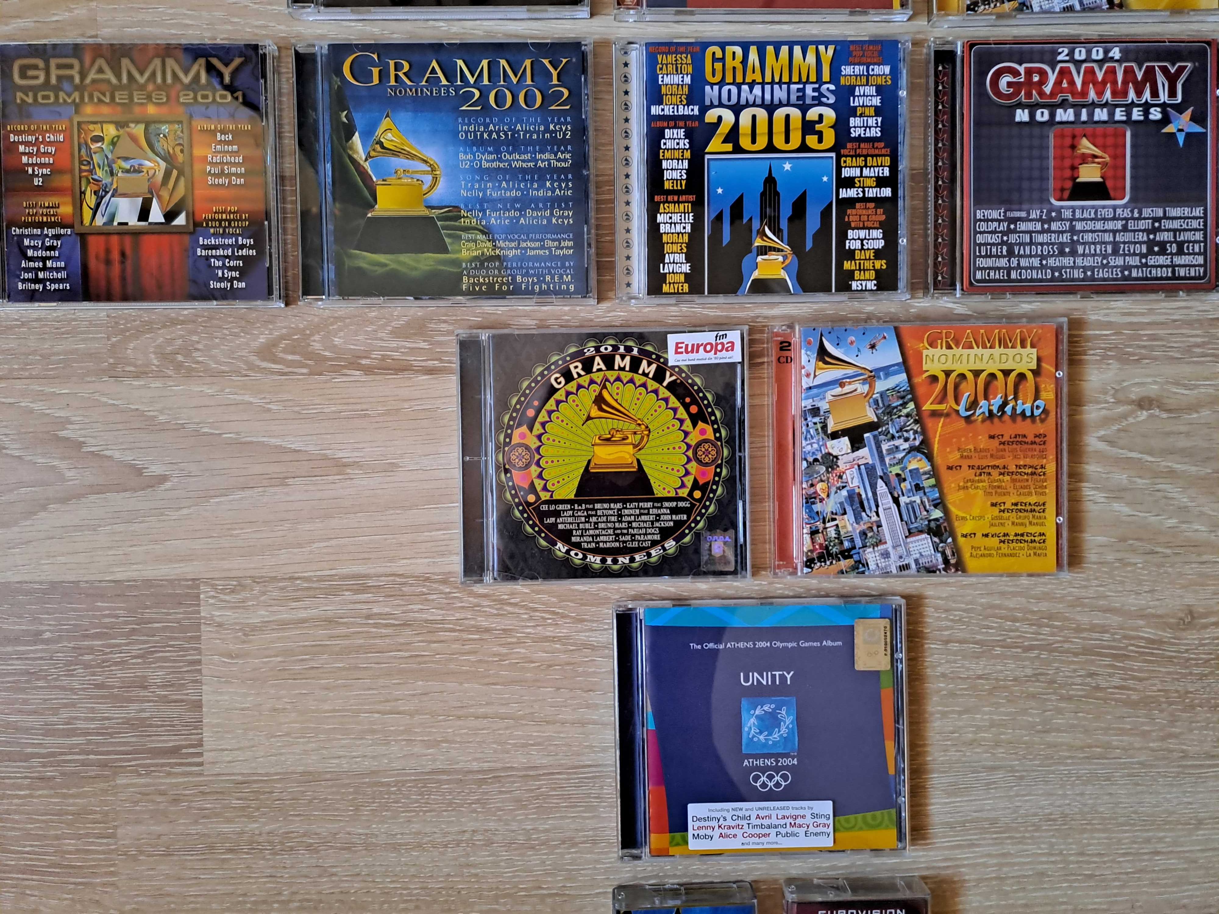 Colectie 12 CD originale Grammy Nominees 1995,1997,2000 ... 2005, 2011