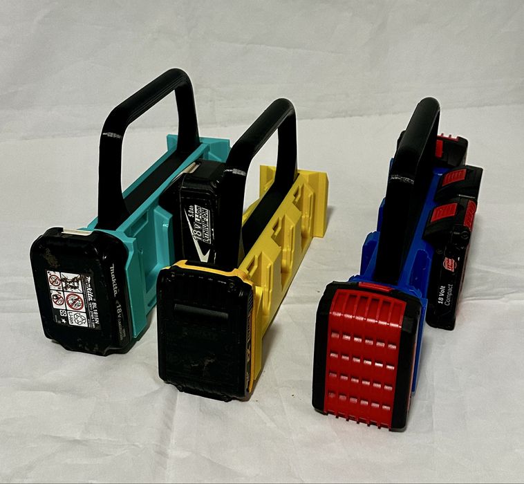 Geanta / Suport acumulatori 8  Milwaukee Dewalt Bosch Makita