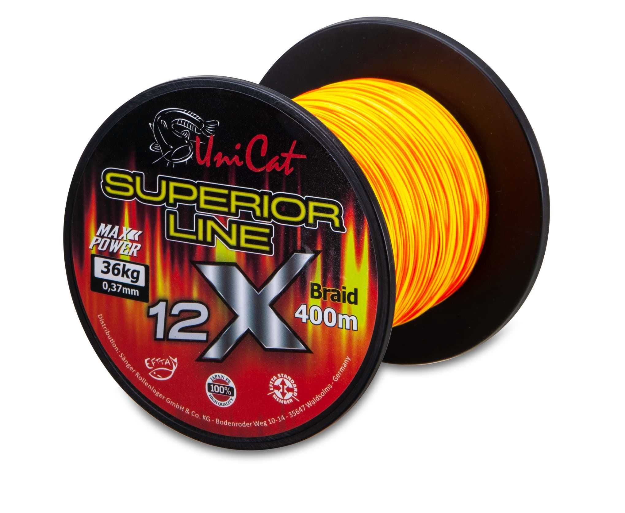 Плетено влакно UNI CAT 12 X Superior Line 400m