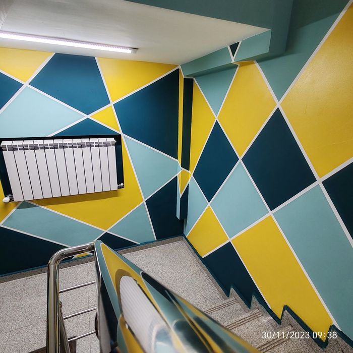 Ремонт квартир и домов. Обой, Тиккурила краска, Эмульсия, побелка,