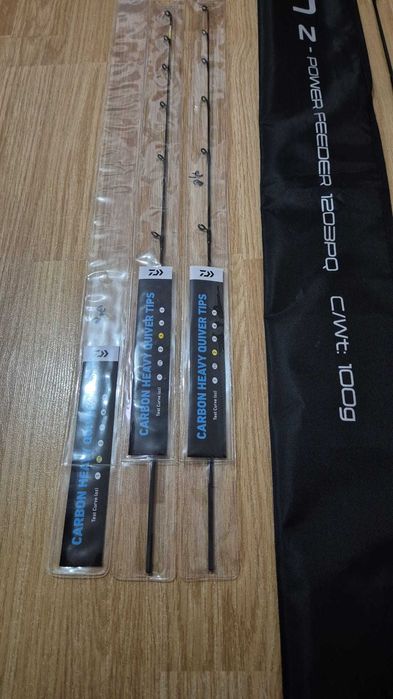 Lanseta Daiwa N'Zon Z Power Feeder, 3.60m, 100g, 3+3buc