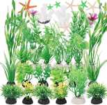 Decorațiune cu Plante de Acvariu, 41 de Bucăți Plante Artificiale