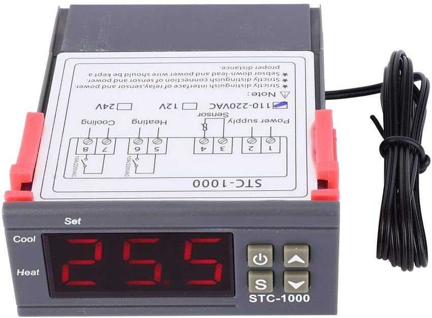 Цифров термостат със сонда STC-1000 220V