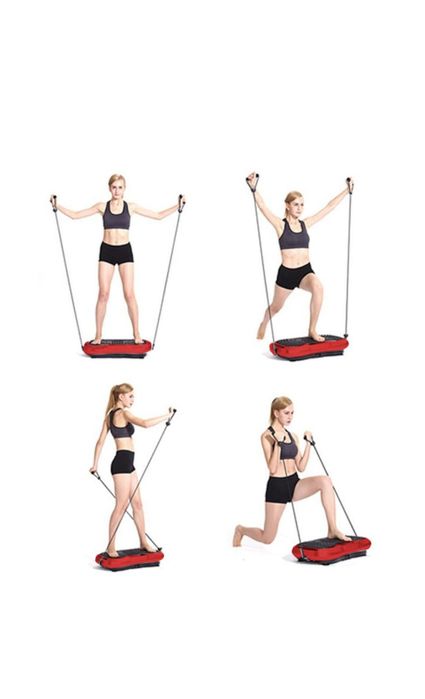 Aparat vibromasaj Timeless Tools 200W, Rosu+ accesorii