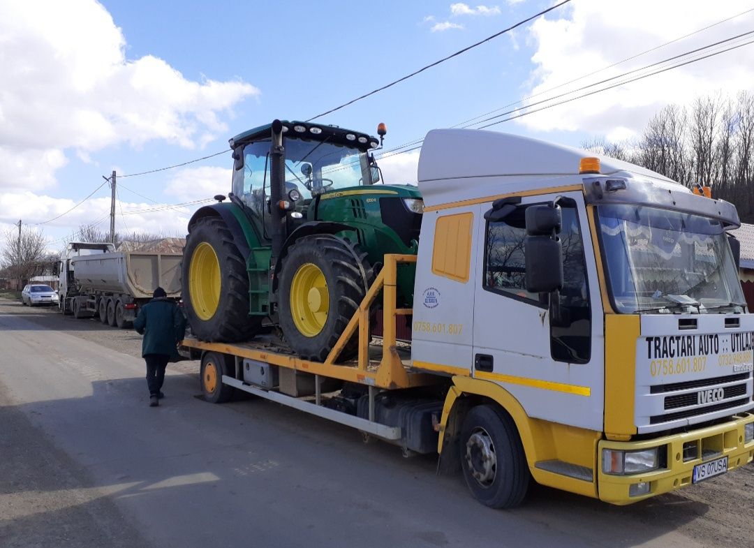 Tractari Auto Vaslui, transport utilaje Vaslui, platforma auto Vaslui