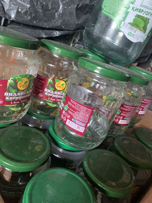 Литровые банки по 200