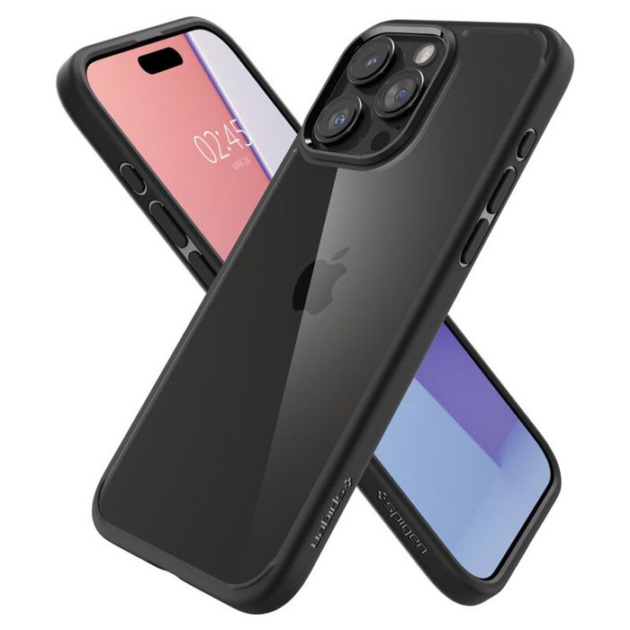 Husa iPhone 15 Pro Spigen Ultra Hybrid, negru nou